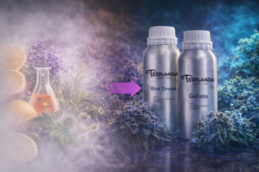 Switching from botanical terpenes to cannabis derived terpenes