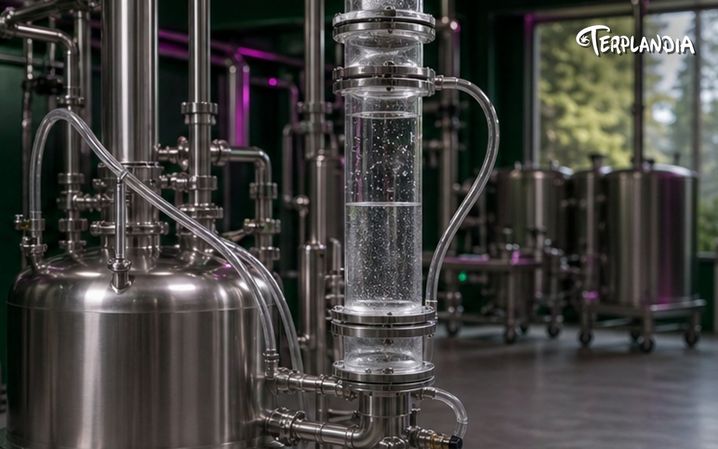 Bulk CDT planning visual with sealed clear samples, packaging cues, and controlled storage conditions.
