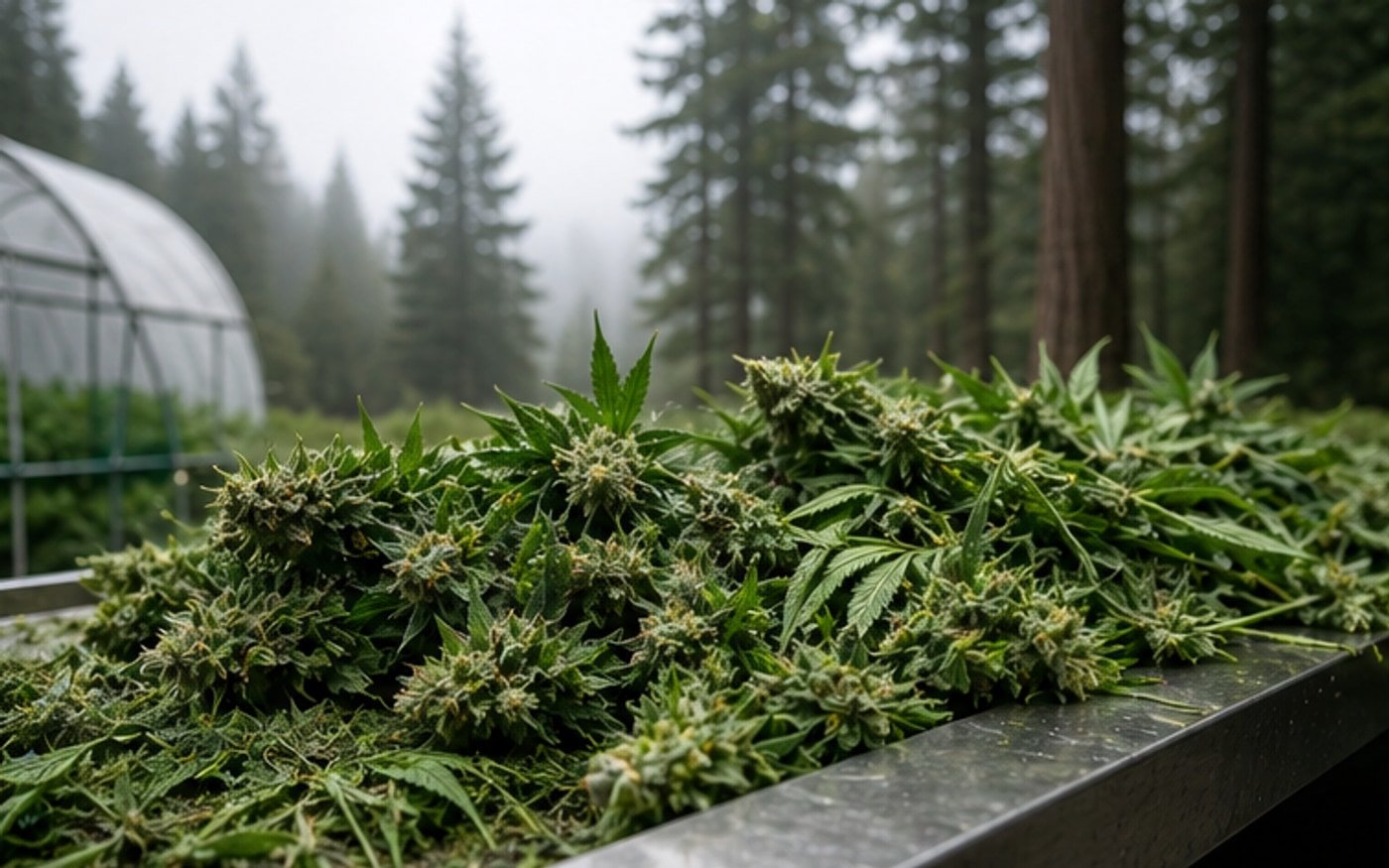 OG Kush CDT QA handoff with clear retained samples, batch tray, blank notes, and Humboldt production context.