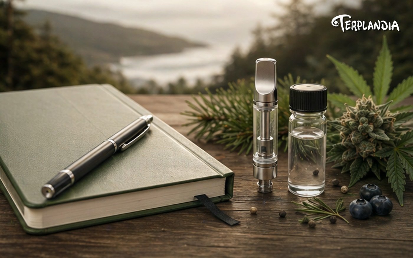 Terpene buyer handoff with clear samples, blank notes, and Humboldt craft-production source cues.